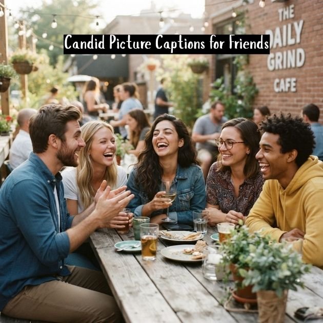 Candid Picture Captions for Friends