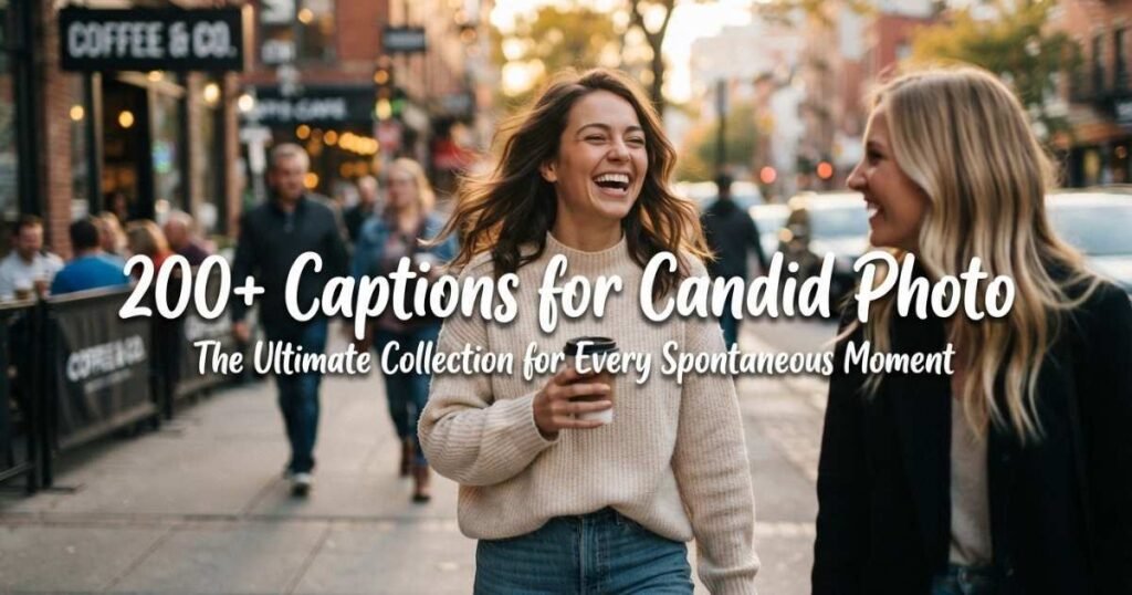 Captios for Candid Photo