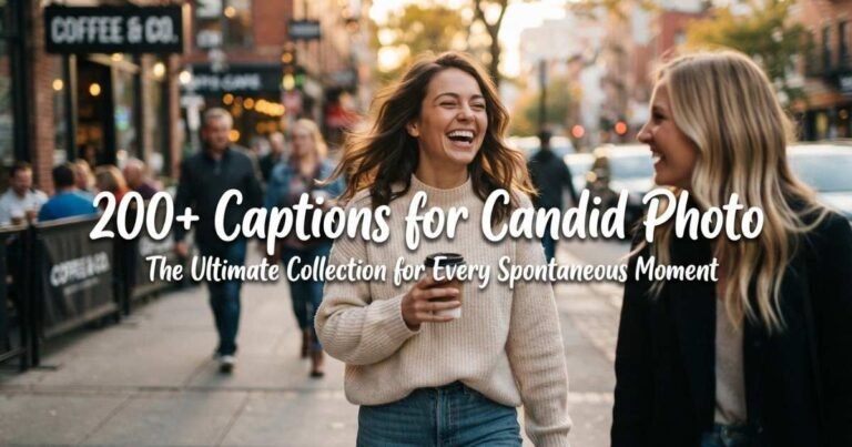 Captios for Candid Photo