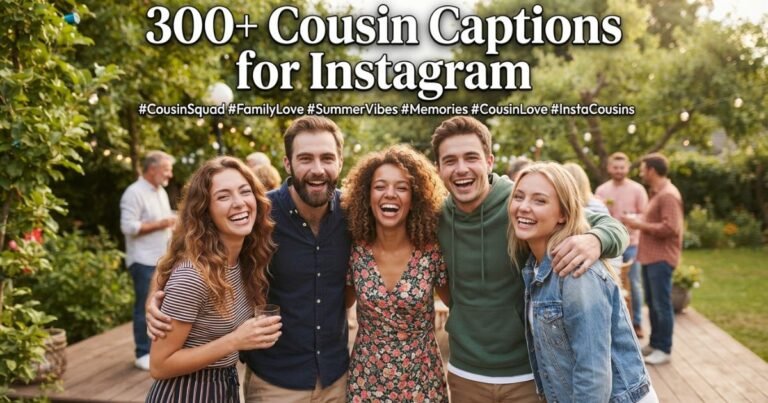 Cousin Captions for Instagram