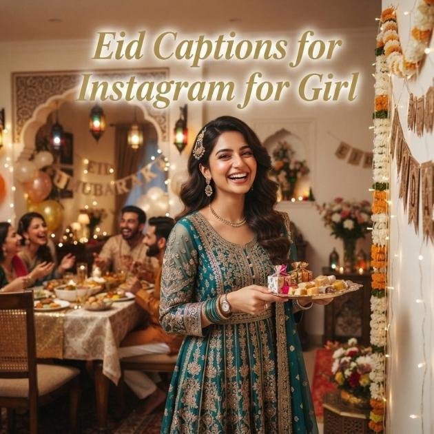 Eid Captions for Instagram for Girl