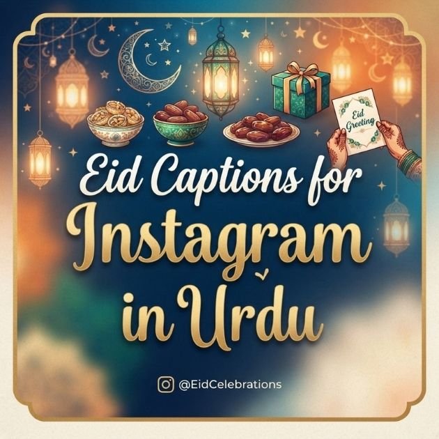Eid Captions for Instagram in Urdu