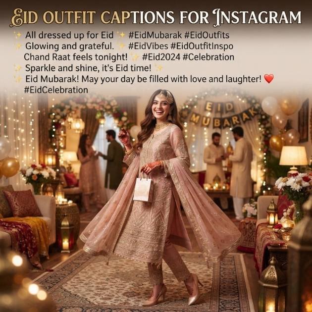 Eid Outfit Captions for Instagram