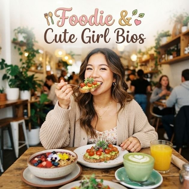 Foodie & Cute Girl Bios