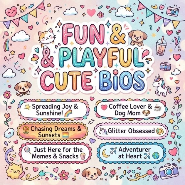 Fun & Playful Cute Bios