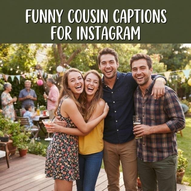 Funny Cousin Captions for Instagram
