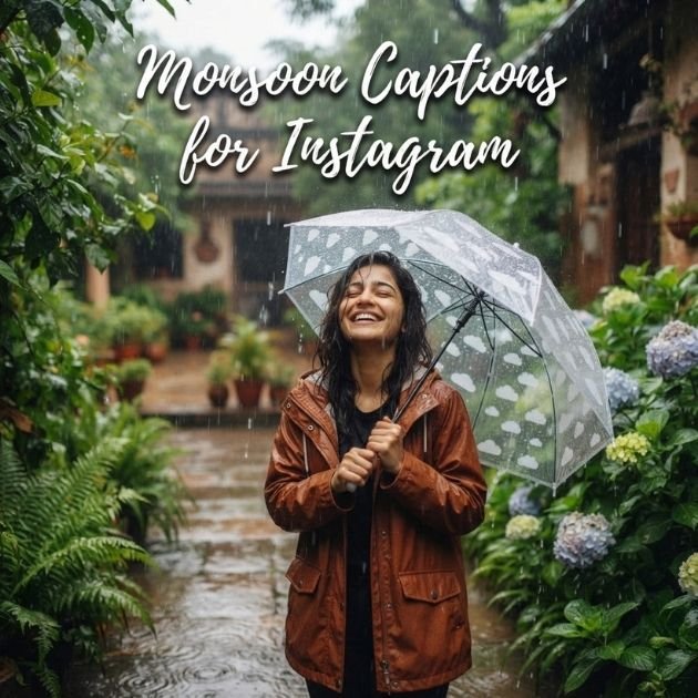 Monsoon Captions for Instagram