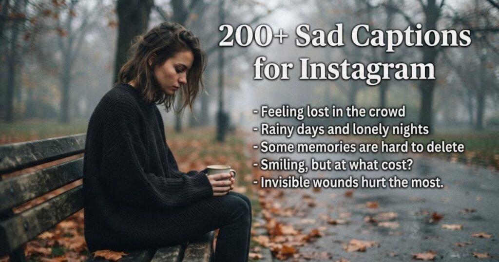 Sad Captions for Instagram