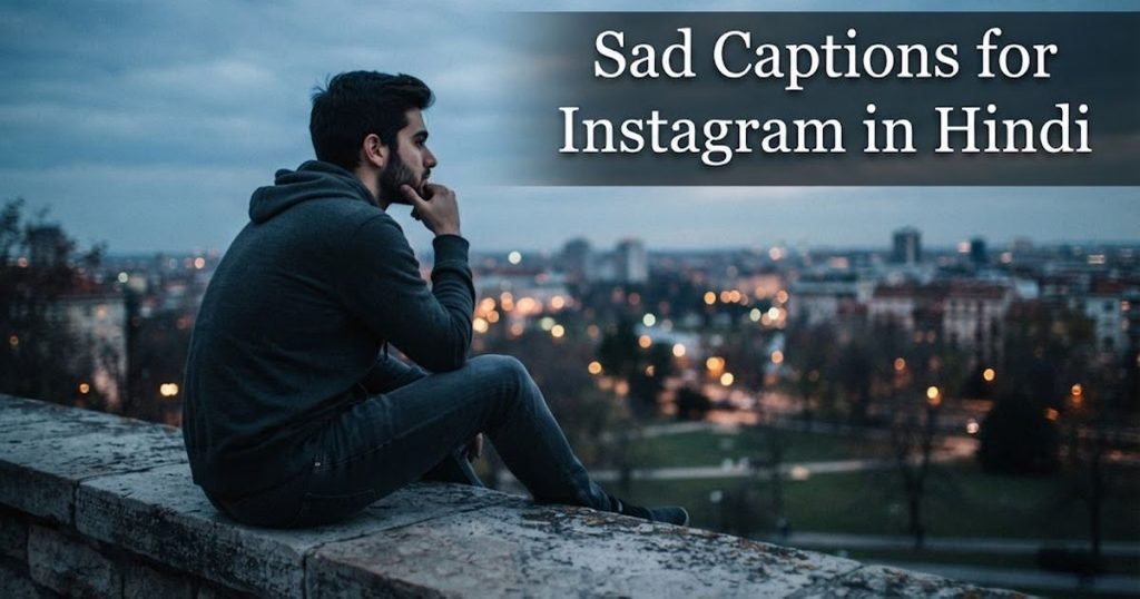 Sad Captions for Instagram in Hindi