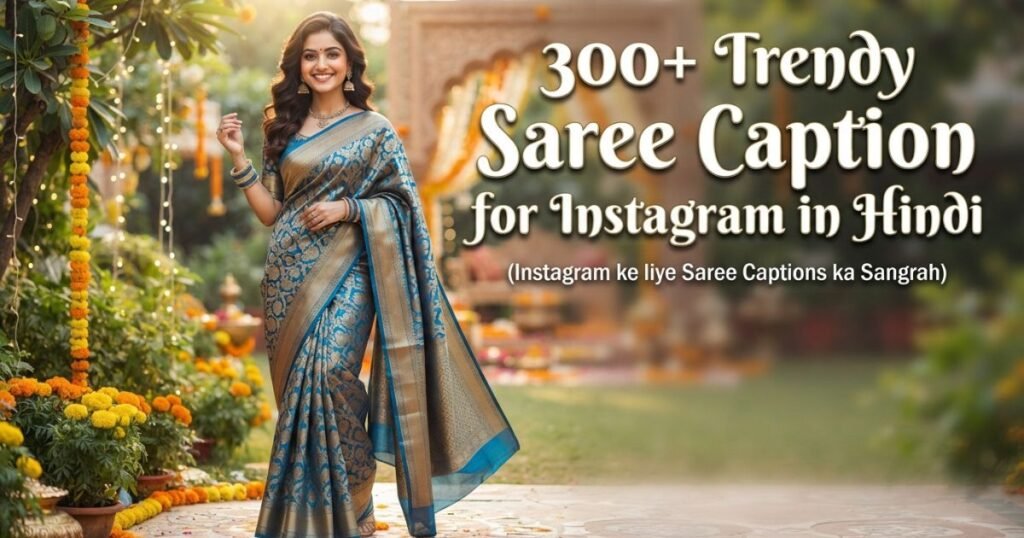 Saree Caption for Instagram in Hindi