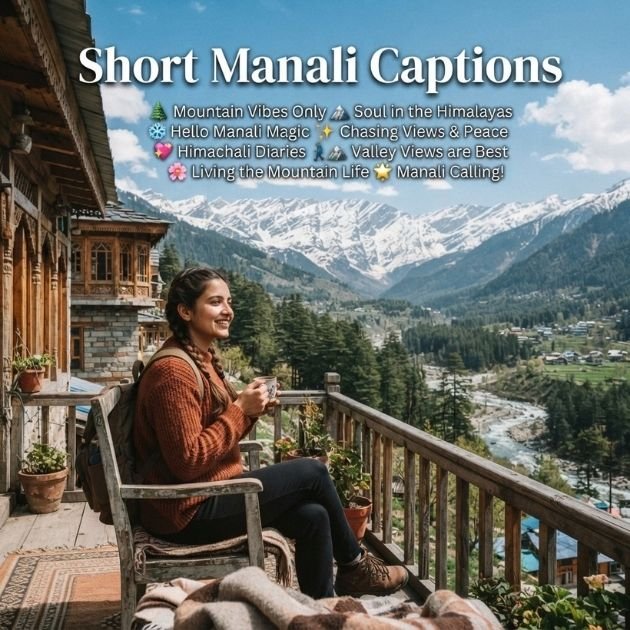 Short Manali Captions for Instagram