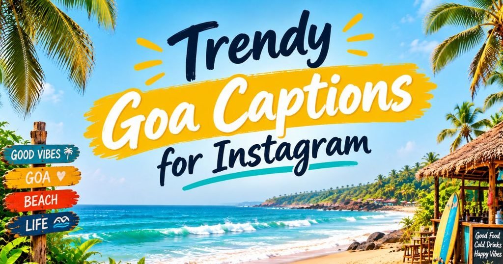 Trendy Goa Captions for Instagram