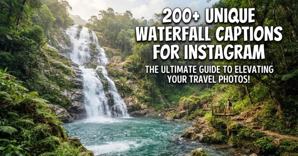 Waterfall Captions for Instagram