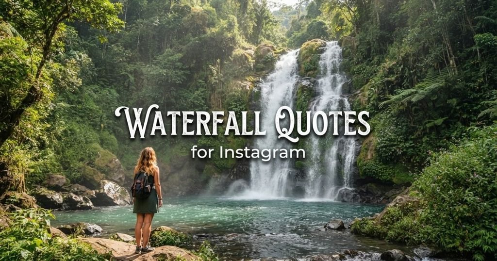 Waterfall Quotes for Instagram