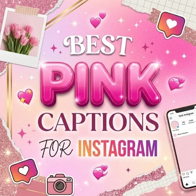 Best Pink Captions for Instagram