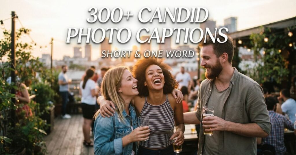 Candid Photo Captions