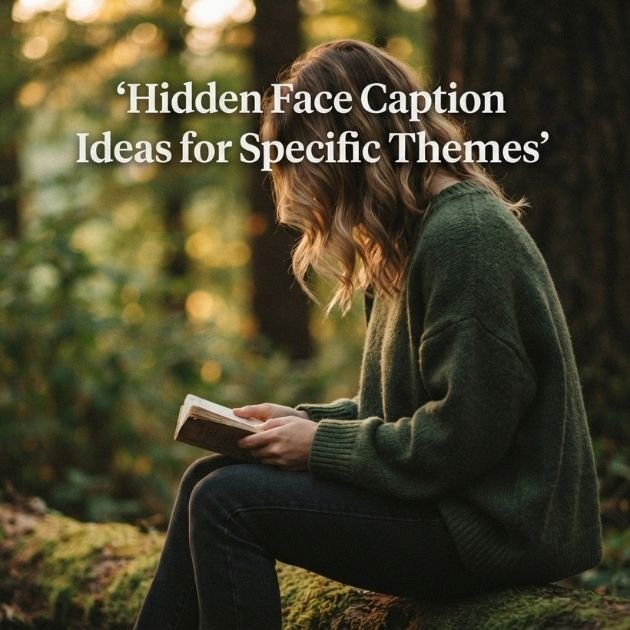 Hidden Face Caption Ideas for Specific Themes