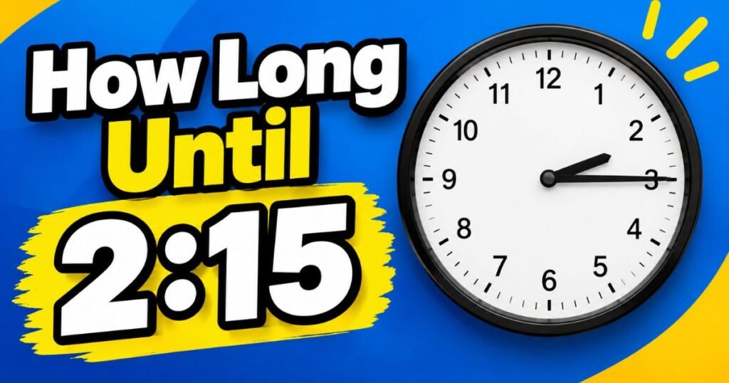 How Long Until 2:15
