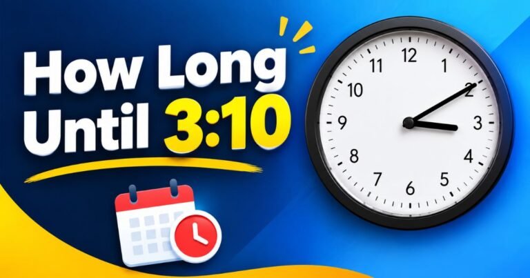 How Long Until 3:10