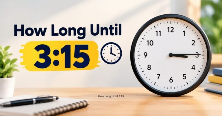 How Long Until 3:15