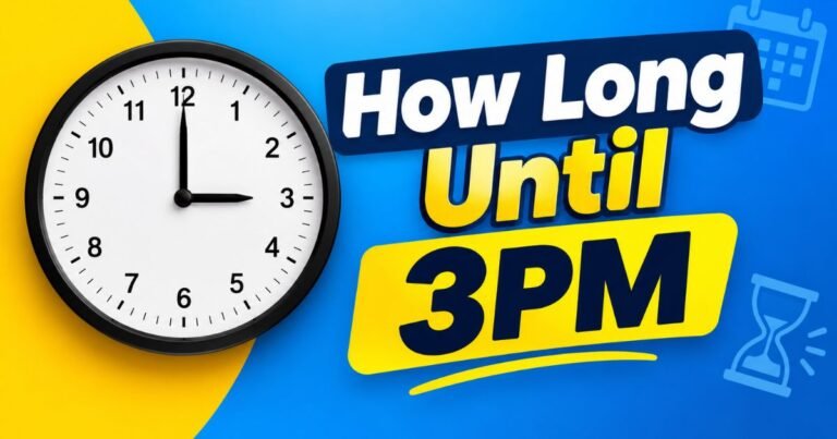 How Long Until 3PM