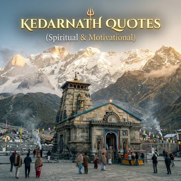Kedarnath Quotes (Spiritual & Motivational)