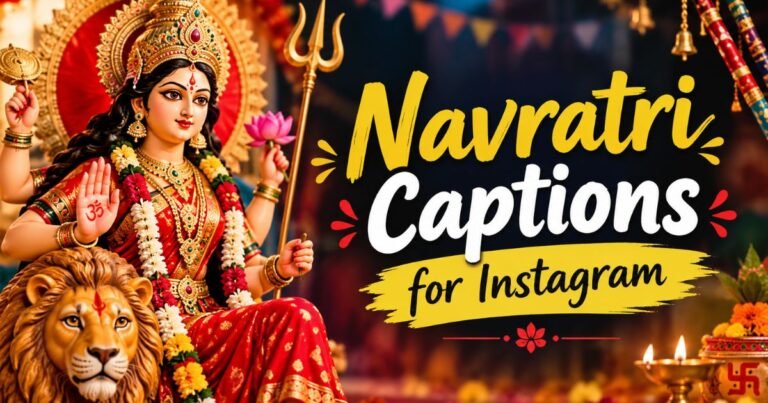 Navratri Captions for Instagram