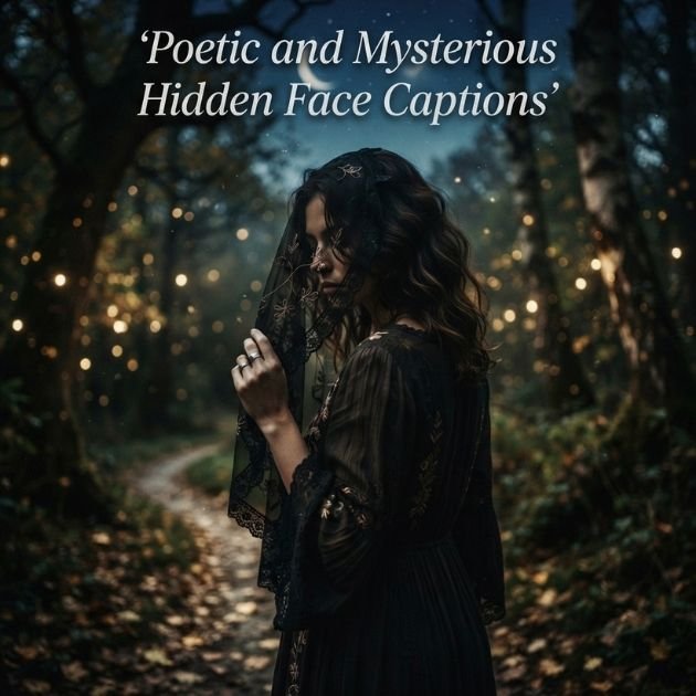 Poetic and Mysterious Hidden Face Captions