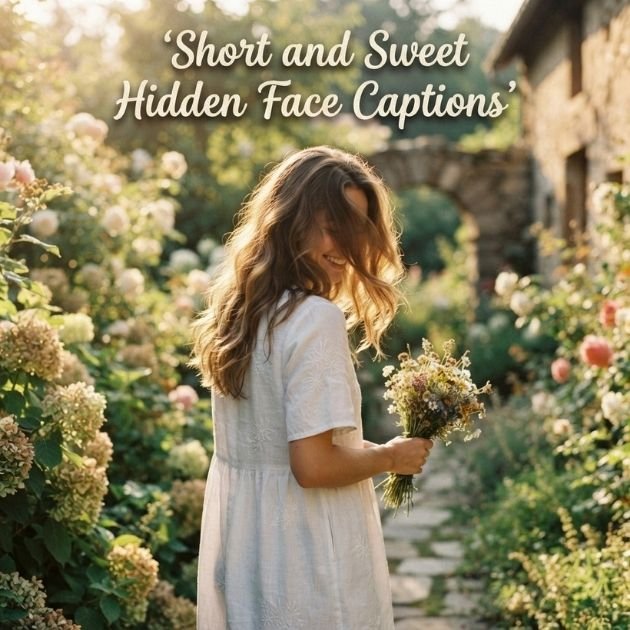 Short and Sweet Hidden Face Captions