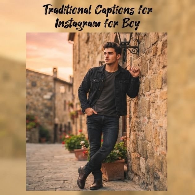 Traditional Captions for Instagram for Boy