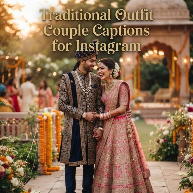 Traditional Outfit Couple Captions for Instagram
